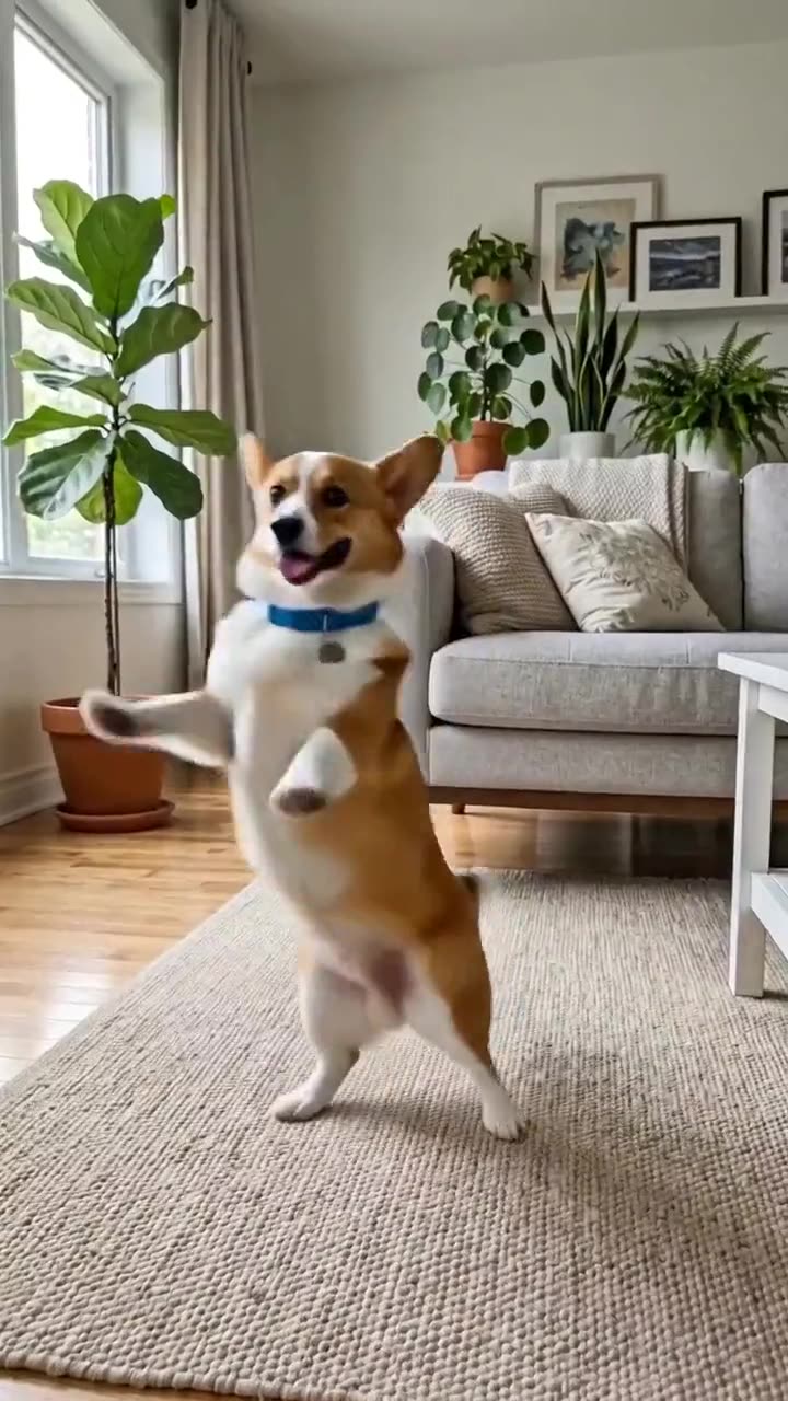 AI Dog Dancing Video: Make Your Pet Dance — AI meme template preview