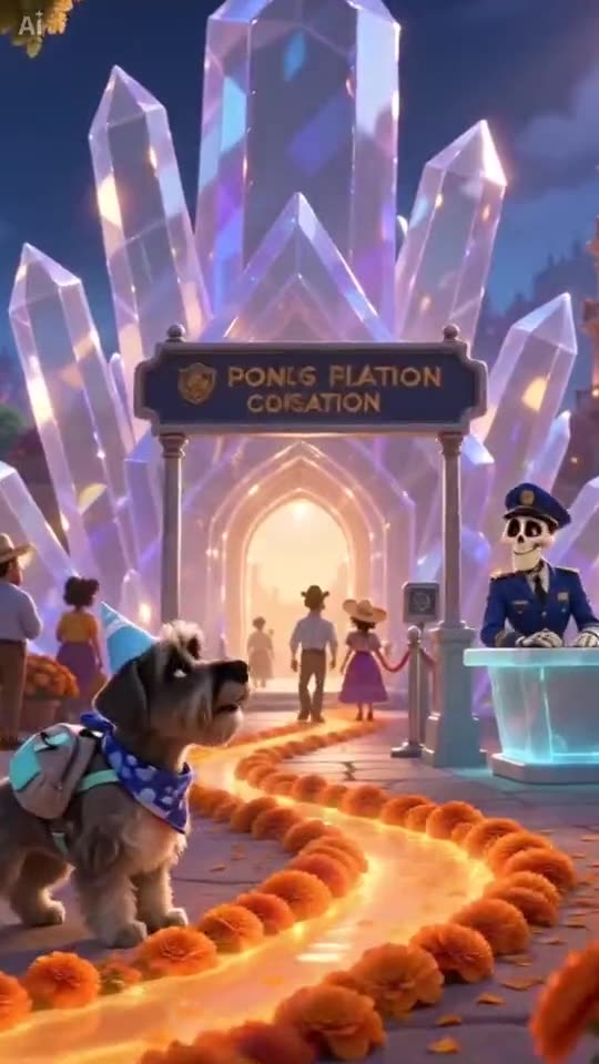 Day of the Dead Pet AI: Your Pet's First Día de Muertos — AI meme template preview