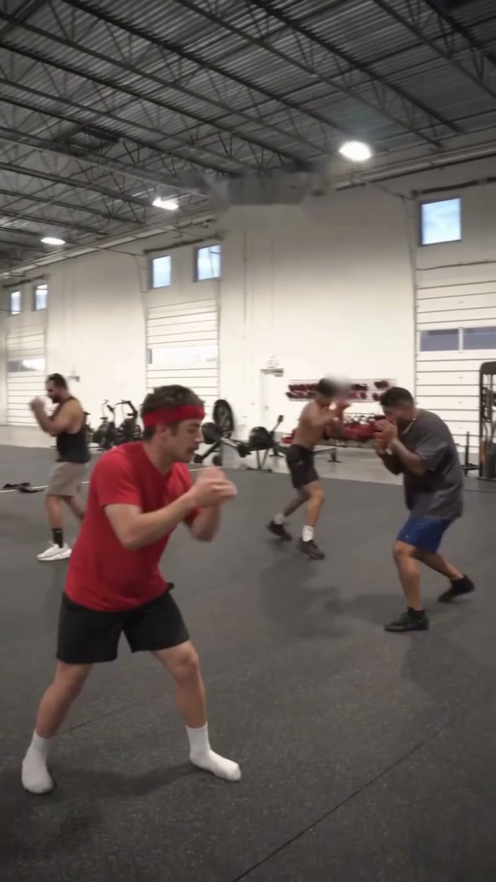 Knocked Out Shadow Boxing: Get Knocked Out by Your Own Shadow — AI meme template preview