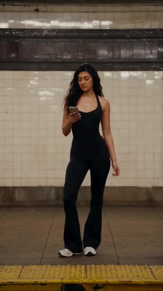 Subway Outfit Change AI: Every Train Brings a New Outfit — AI meme template preview