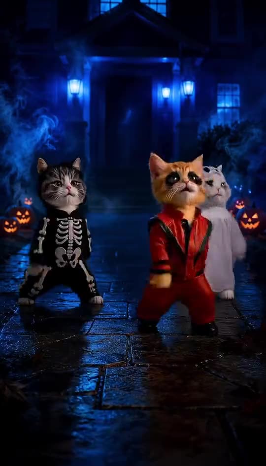 Thriller AI Dance — AI meme template preview